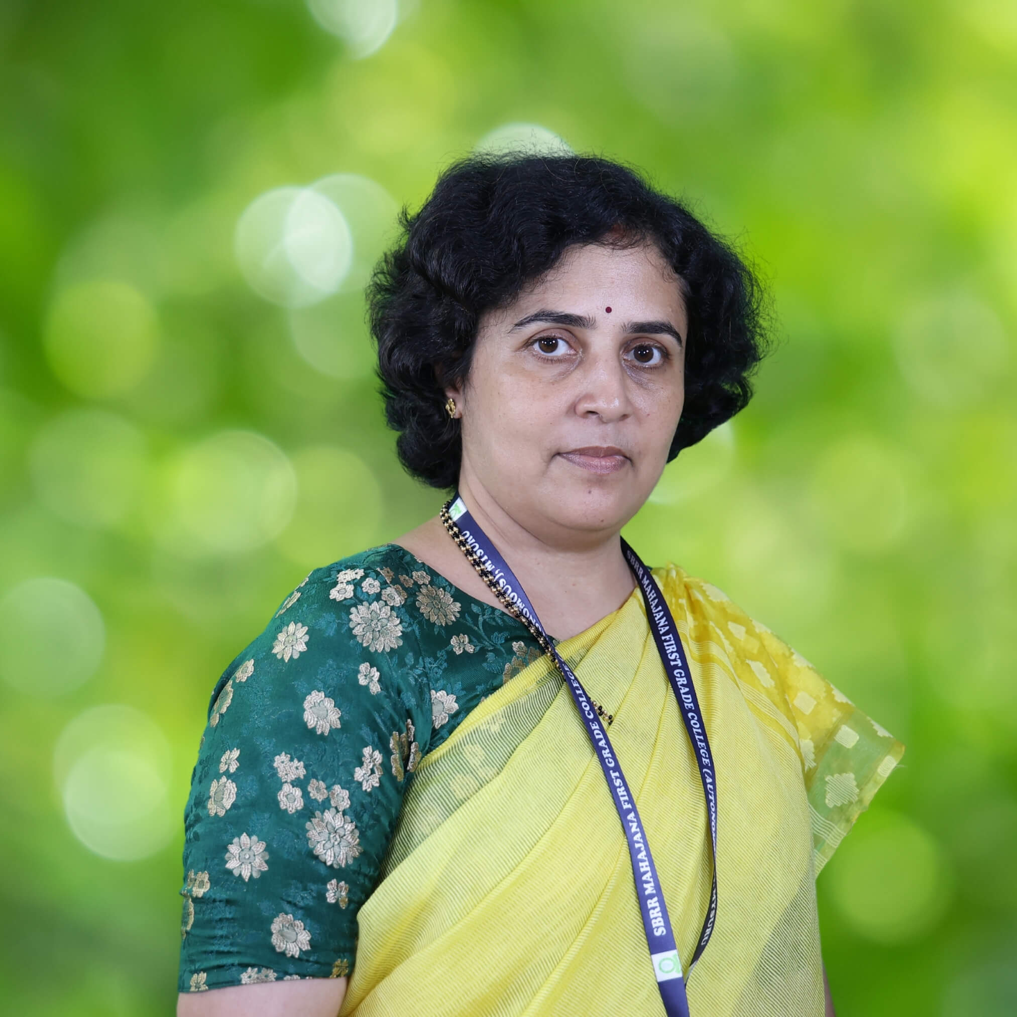 Shruthy Poonacha, Controller of Examination at SBRR Mahajana FGC