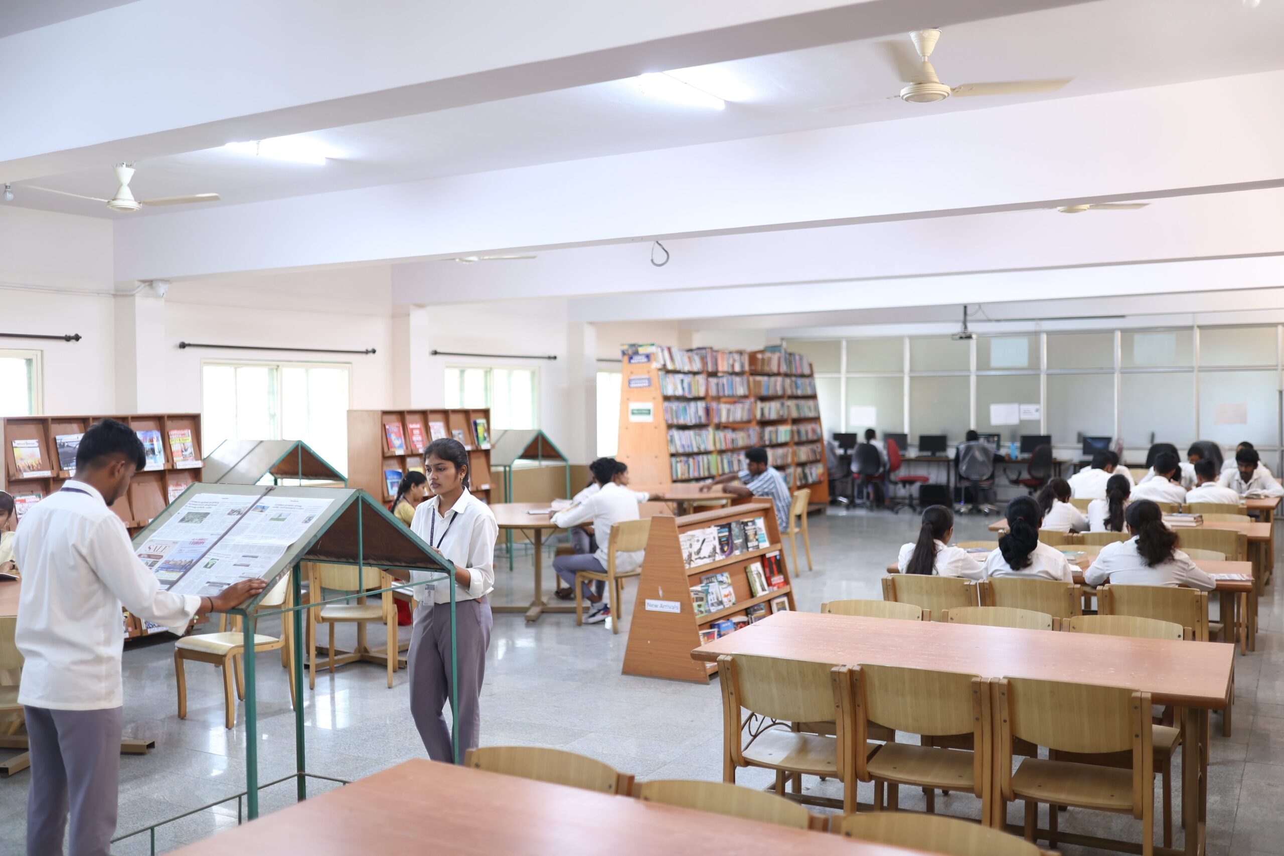 Library reading area